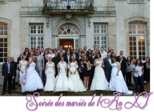 Photo de groupe soirée des mariés de l'An XI